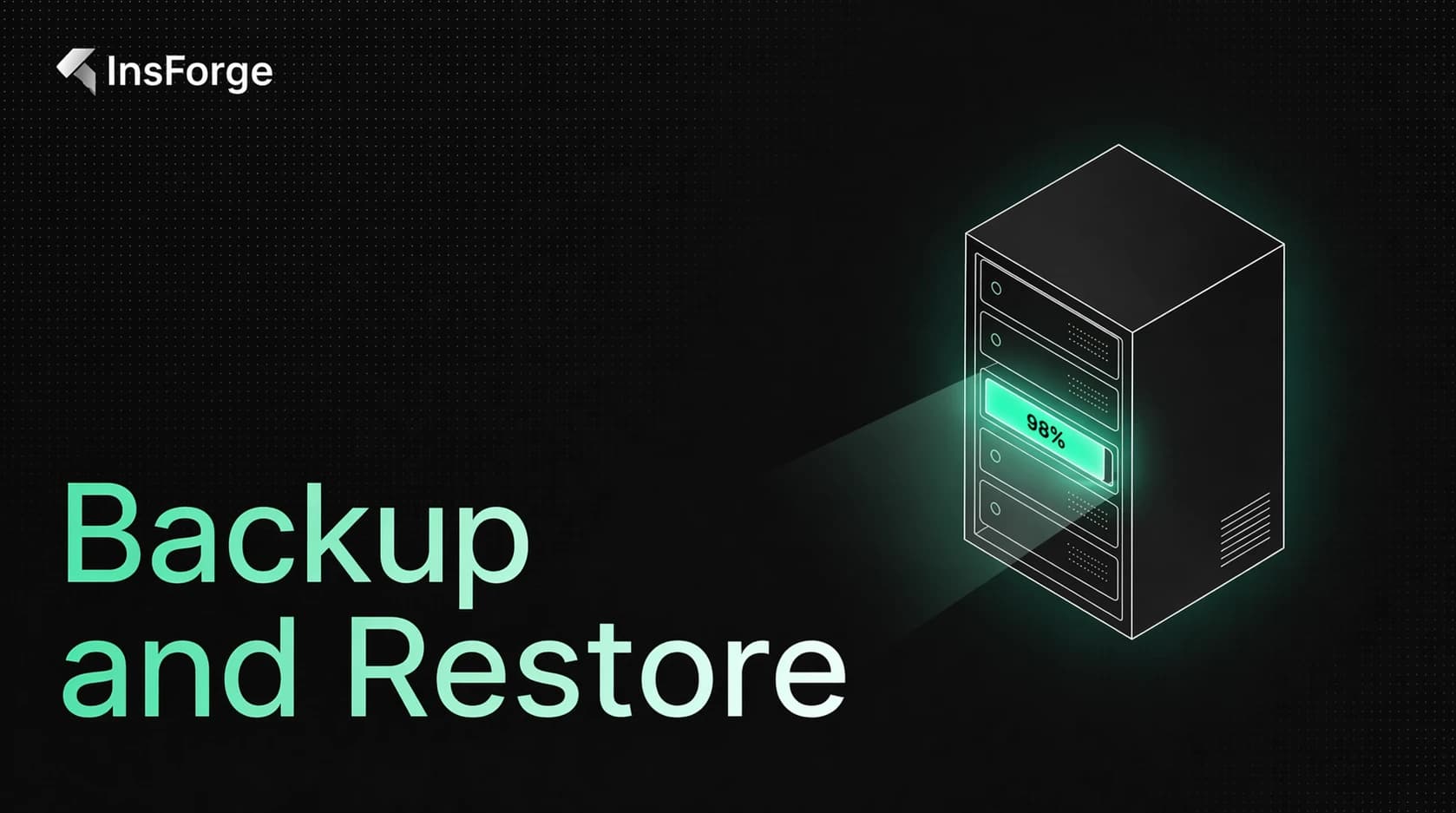 Backup & Restore in InsForge Database Studio